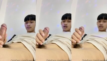 ต้าวเจ๋ง เงี่ยนอวดควยชักว่าวน้ำแตกชิลล์ๆ เกย์วัยรุ่นไทย ดาว tiktok คนดัง ควยใหญ่หัวมันแผล็บ