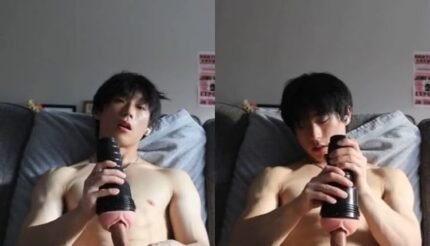คิจิโร่ โพสต์คลิปช่วยตัวเองโดยใช้ sex toy ไฟฉายชักว่าว เสียวควยมาก จนน้ำแตกข้างในเสียวแค่ไหนไปดูกัน